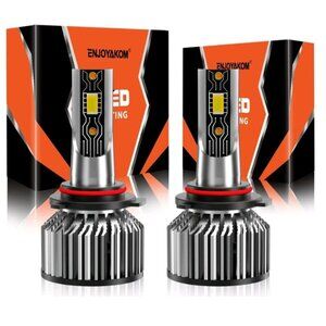 For Acura TSX 2009-2014 9005 HB3 LED Headlight Bulbs High Beam 6500K Combo Kit